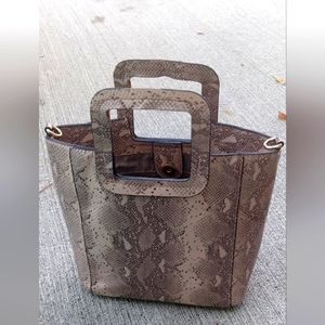 urban expressions snake print bag